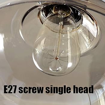 XYBZJP Retro Industrial Style Ceiling Light Fixture, E27
